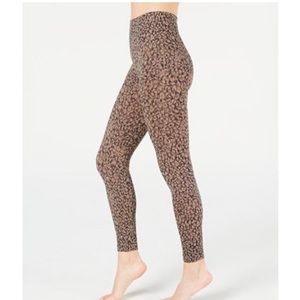 Spanx cropped printed seamless leggings